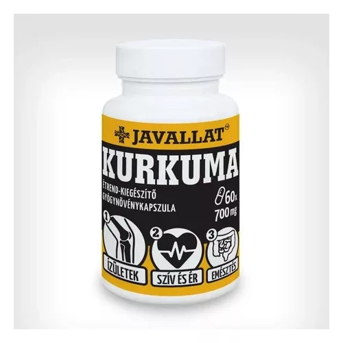 Javallat kurkuma étrend-kiegészítő kapszula 60 db