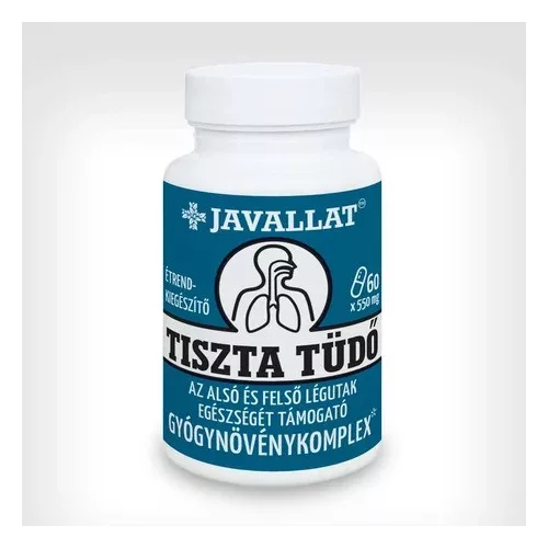 Javallat tiszta tüdő étrend-kiegészítő kapszula 60 db