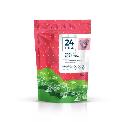 24Tea strawberry summer soba tea epres hajdina tea 100 g