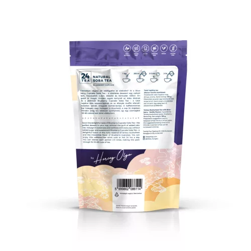 24Tea blueberry cupcake soba tea áfonyás hajdina tea 100 g