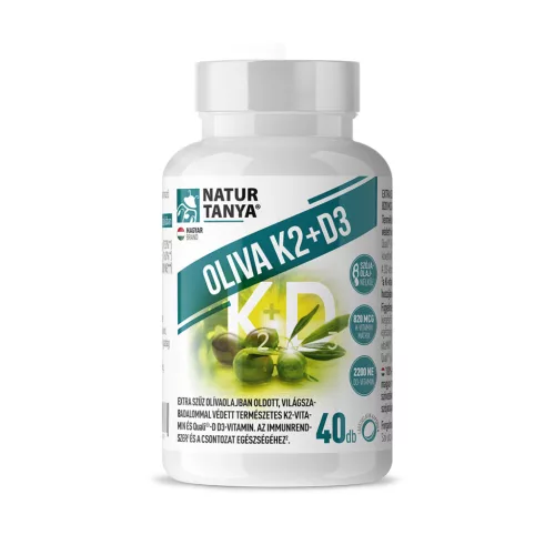 Natur Tanya oliva k2 + d3 világszabadalom kapszula 40 db