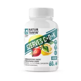   Natur Tanya szerves c + d3 + k2 retard vitamin tabletta 60 db
