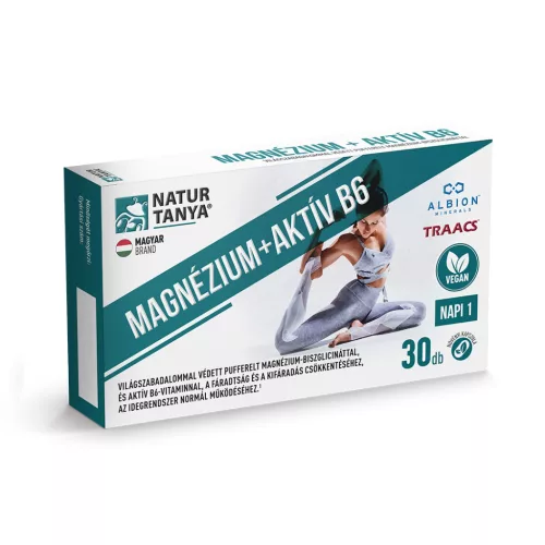 Natur Tanya vegán magnézium + aktív b6 kapszula 30 db