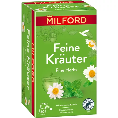 Milford gyógynövényes teakeverék, feine krauter 20x2g 40 g