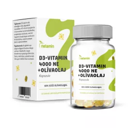 Netamin d3-vitamin 4000ne + olívaolaj kapszula 30 db
