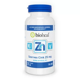 Bioheal szerves cink 25mg tabletta 70 db