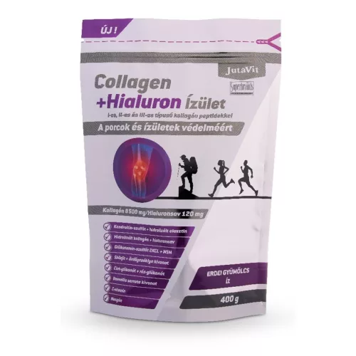 Jutavit collagen + hialuron ízület erdei gyümölcs kollagén por 400 g
