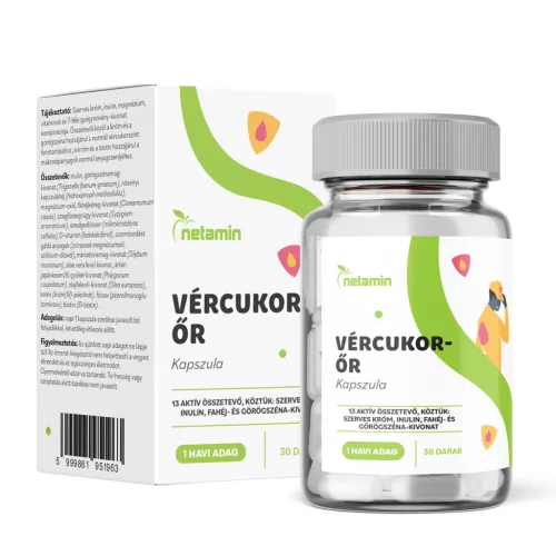 Netamin vércukor-őr kapszula 30 db