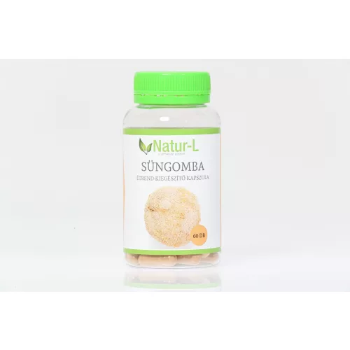 Natur-L süngomba prebiotikummal kapszula 60 db