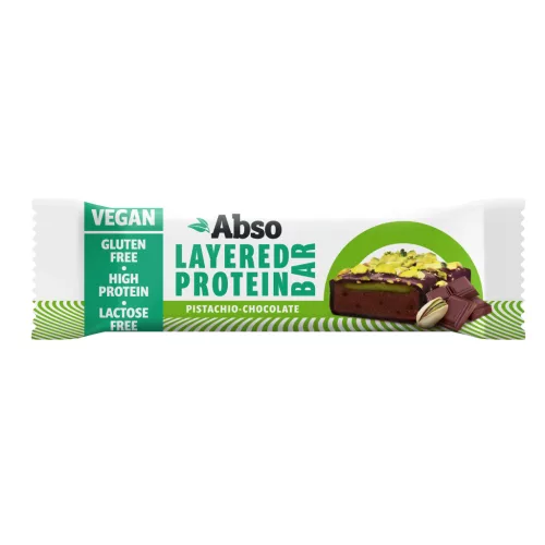 Absorice layered protein bar pisztáciás étcsokoládés réteges fehérjeszelet 50 g