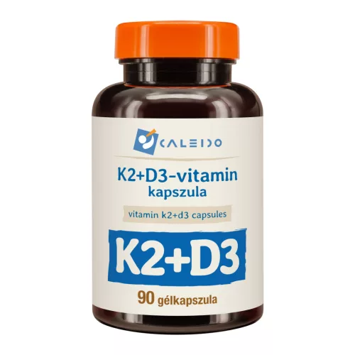 Caleido k2 + d3-vitamin gélkapszula 90 db