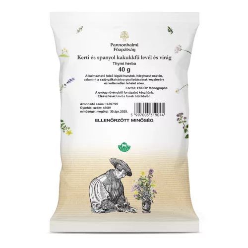 Pannonhalmi kerti kakukkfű tea 40 g