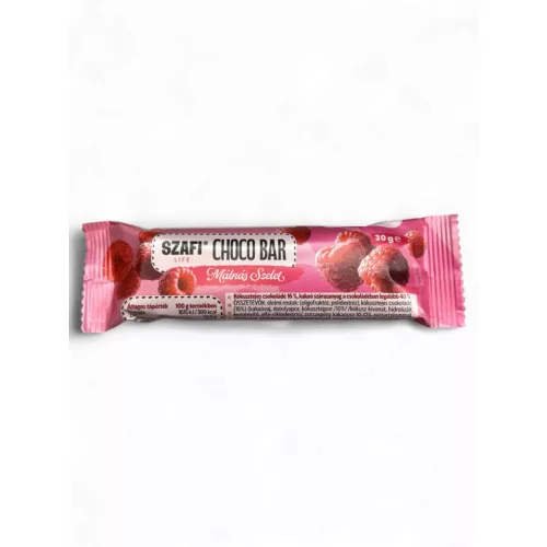Szafi Life choco bar málnás szelet gluténmentes 30 g