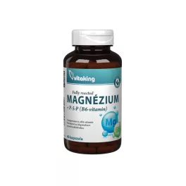 Vitaking magnézium biszglicinát + b6 (p5p) kapszula 60 db