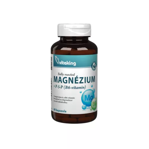 Vitaking magnézium biszglicinát + b6 (p5p) kapszula 60 db