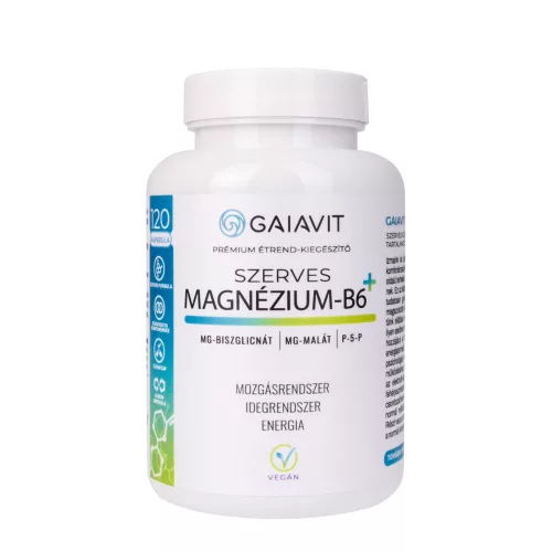 Gaiavit szerves magnézium-b6 + komplex kapszula 120 db