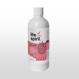   Life Spirit hal kollagén folyékony étrendkiegészítő málnás 500 ml